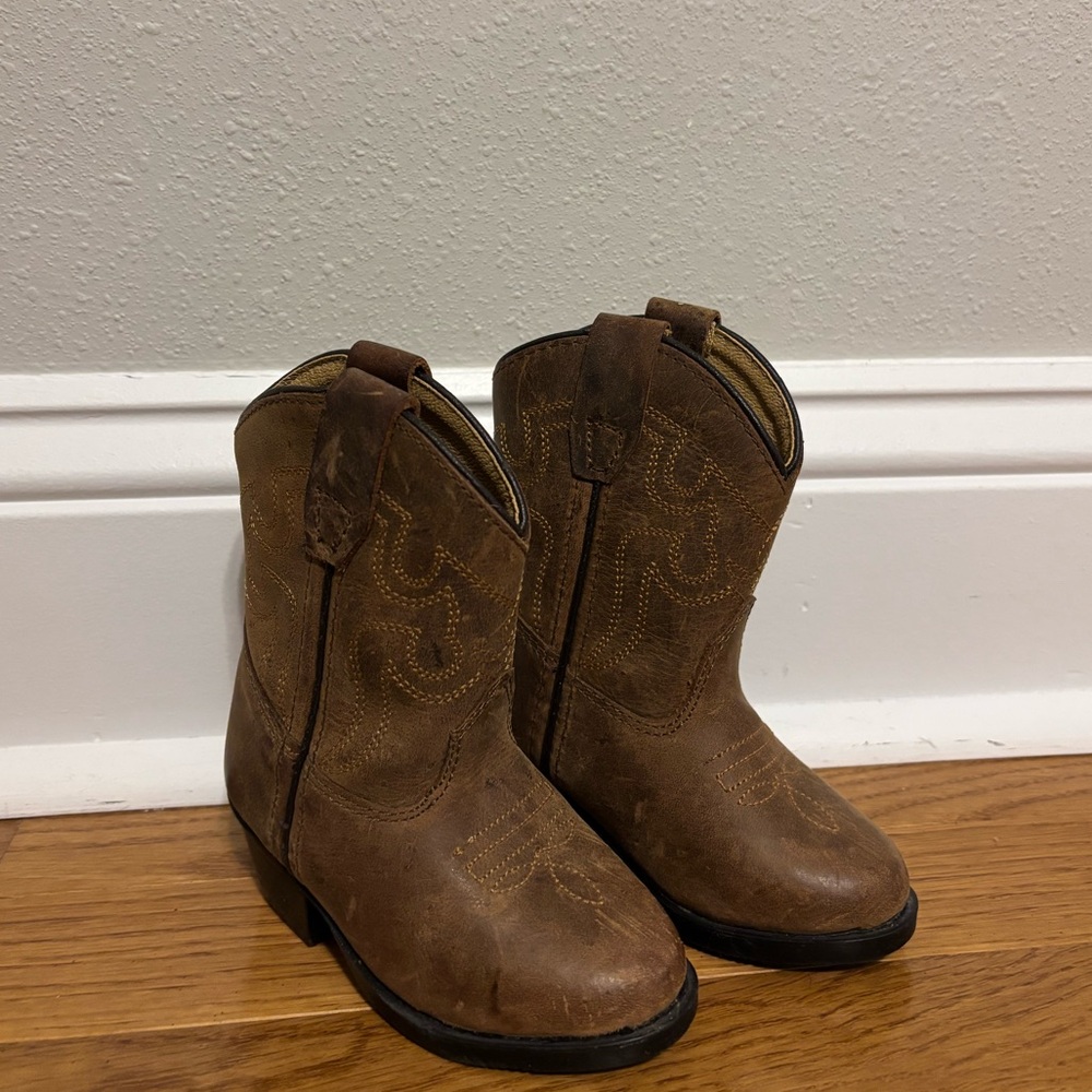 Smoky Mountain Brown Leather Boots toddler